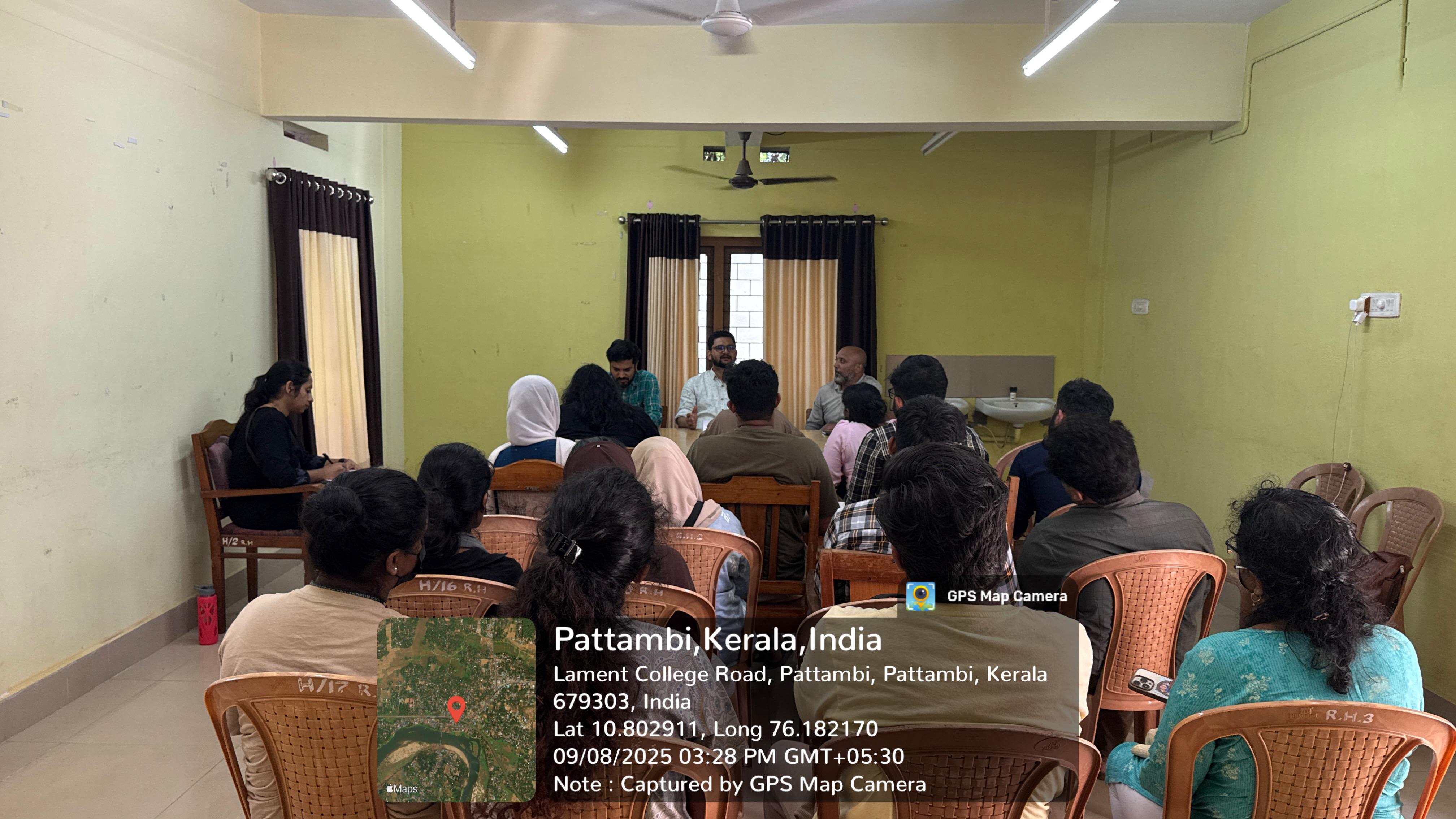 വൈജ്ഞാനിക നിയമസഭാ മണ്ഡലം: പദ്ധതി തയ്യാറാക്കാൻ സി ഇ ടി യിൽ നിന്ന് വിദഗ്ധ സംഘവും പട്ടാമ്പിയിൽ.